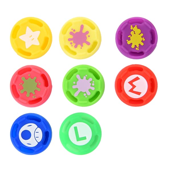 8 STK. Erstatning Silikone Analog Controller Joystick Tommelfingergreb Hætte Cover Til Switch PRO