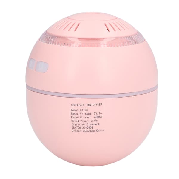 DC 5V/1A 120ML USB Luftfuktare 2 Växeljustering Aromaterapi Eterisk Oljediffusor Rosa