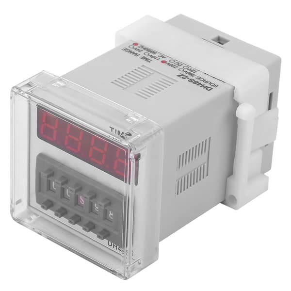 DH48S-2Z 220V 8-bens LED digitalt timerrelæ tidsforsinkelseskontakt