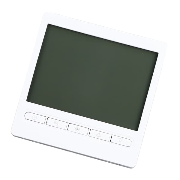 Digital Termostat PC ABS Kabinet Knapstyring NTC Sensor LCD Display Hotel Termostat til Aircondition