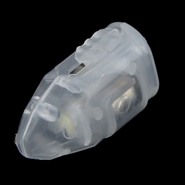 100 stk. kreative LED-ballonlys lysende lamper til hjemmefest bryllup hvid