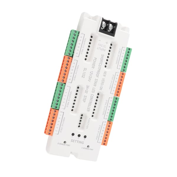 Bevægelsessensor LED Trappelys Controller Intelligent Automatisk Kaskaderende Trappe Stige Trin Lys Controller til Trappebelysning