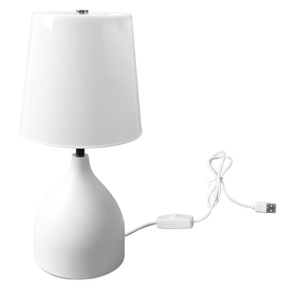 Sängbordslampa 5V Dimmer Touch Switch Vit Nattduksbordslampa för Barnrum Vardagsrum Sovrum Kontor
