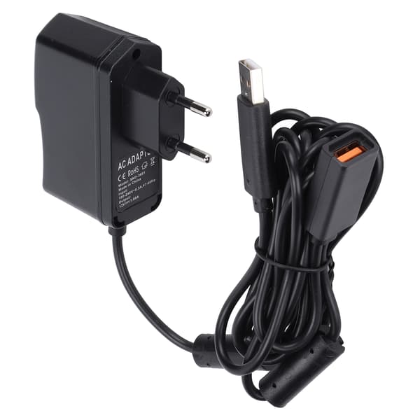 USB til AC-adapter Højfølsom AC-adapterkonverter Strømkabel til Xbox 360 Kinect-sensor EU-stik 100-240V
