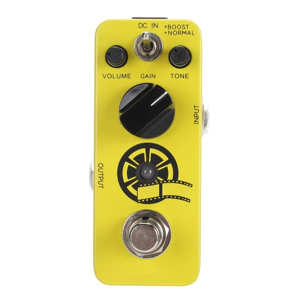 Overdrive Pedal Boost och Normal 2 Lägen True Bypass Overdrive Ljud Elgitarr Effektpedal
