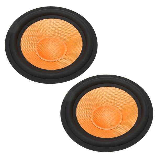 Högtalarkon Trummpapper Professionell 1 tums innerdiameter Ersättningssubwoofer Trummpapper Orange