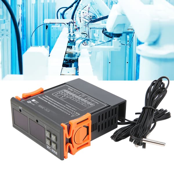 STC-3008 Dobbelt Display 2x NTC Probe Temp Controller Termostat DC12V 12V Digital Switch
