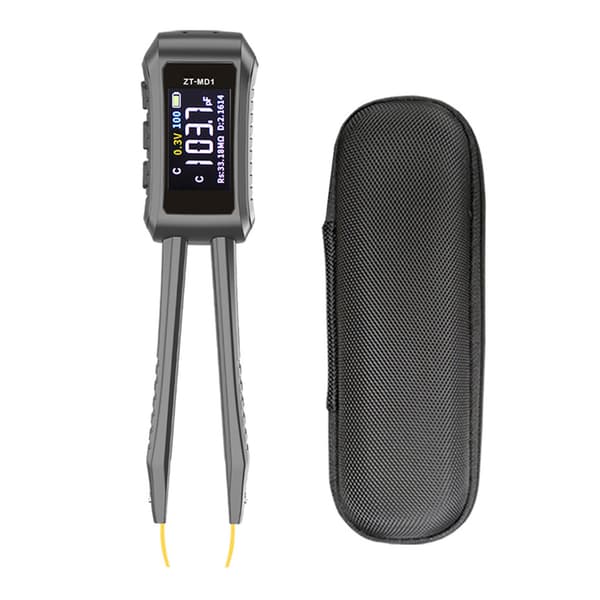 Digital Multimeter Pincet Komponenttester SMD Modstand Kondensator Induktor Auto Detect Måler