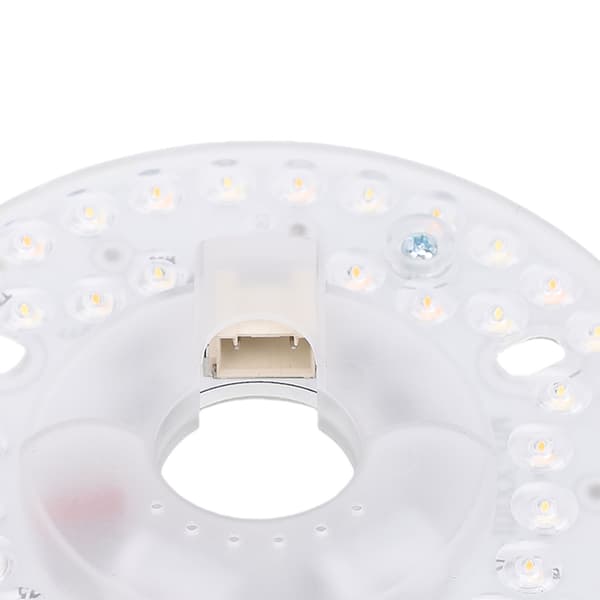 4,9 tommer LED-lysmotor eftermontering magnetisk loftventilator LED-lyserstatning 3 farver energibesparende rund