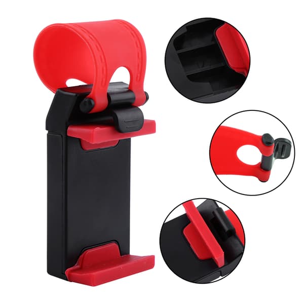 Universal Bil Elastisk Rat Clip Holder Vugge Stativ Til Mobiltelefon GPS