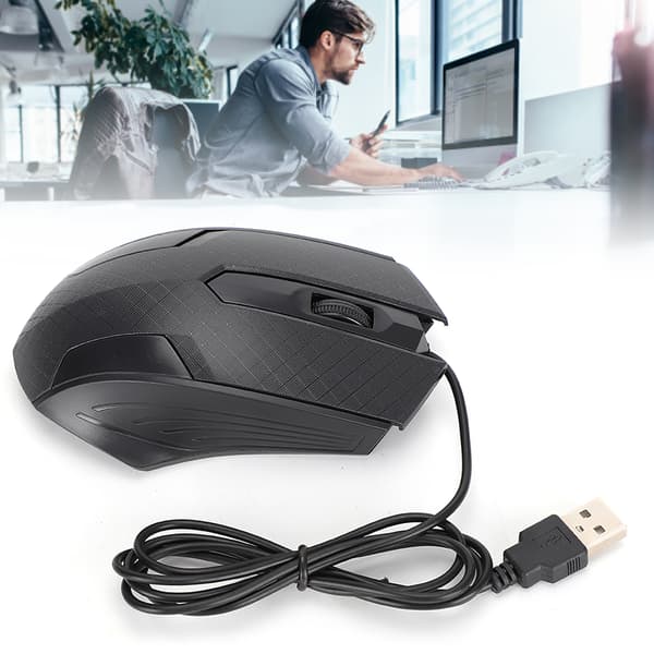 Kablet mus Professionelt kontor bærbar computer værktøj 2400dpi Human Engineering Design Sort Q57
