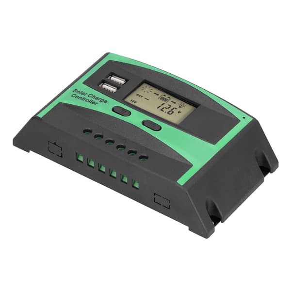 Aurinkolatausohjain 30A PWM-säädin 12V/24V Auto LD3024U