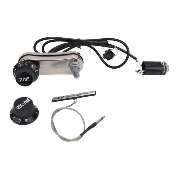 Violin Pickup Piezo Transducer Bridge Sæt med Tone Volumenknap til Violindele