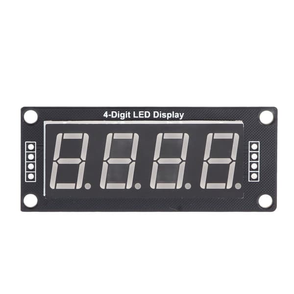 4 stk. 0,56\" 7-segment LED-displaymodul blå 4-cifret digitalt rør PCB-urkort