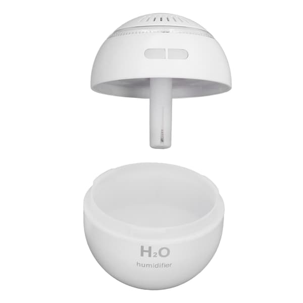 DC 5V/1A 120ML USB Luftfuktare 2 Växlar Justering Aromaterapi Eterisk Olja Diffuser Vit