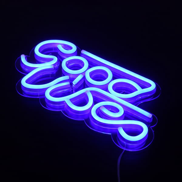 Modern LED Neonskylt Lampa USB-driven för sovrum, bar, restaurang, väggdekor