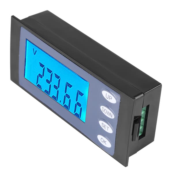PEACEFAIR Digital AC 80-260V 100A Ström Spänning Watt KWh Tid Panelmätare Voltmeter CT