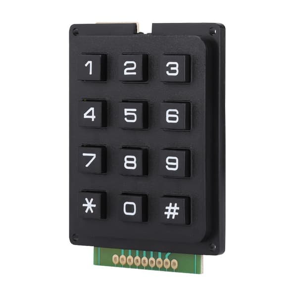 Tangentbordsmoduler med 12 tangenter 3x4 tryckknappar Externt tangentbord för MCU