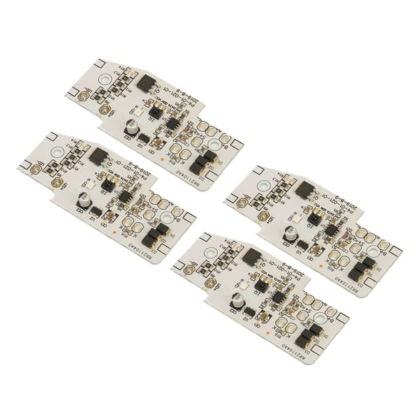 4 STK Solar LED Lys Controller Board til 3.2V 3.7V 6.4V 7.4V 11.1V 12.8V Batterimodul