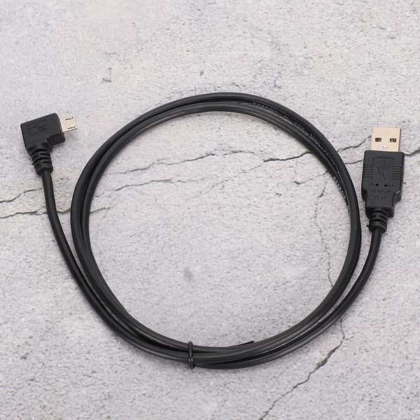 C0402 1M retvinklet Micro USB til USB-tilslutningskabel til dataoverførsel og opladning