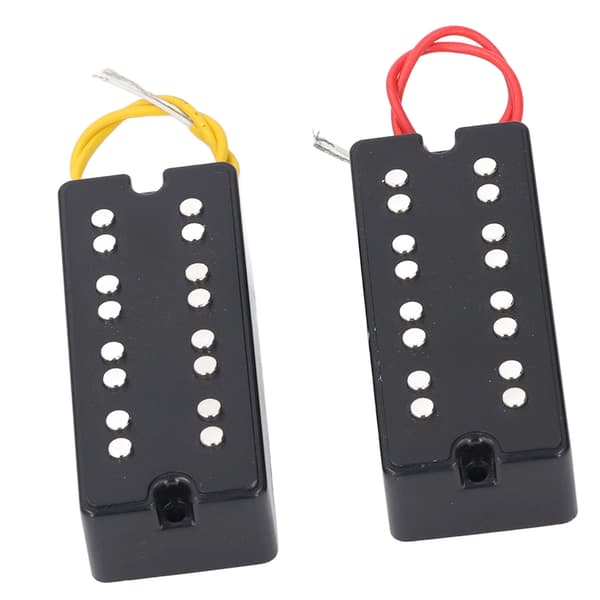 Humbucker Pickup Set Öppen Stil 2 Hål Dubbelspolig Pickup för 4-strängad Elbasgitarr