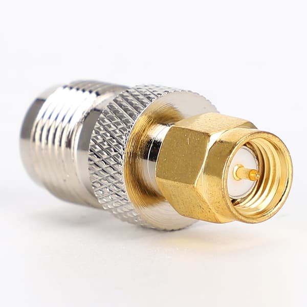 2 stk. TNC hun til SMA han RF koaksialstik adapterkonverter