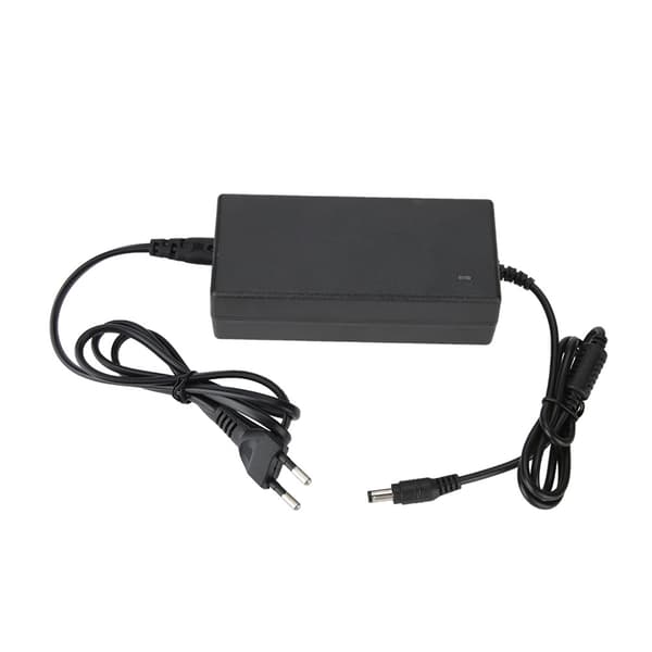 54.6V 2A Desktop Strømadapter Strømforsyningskonverter med Indikatorlys EU-stik
