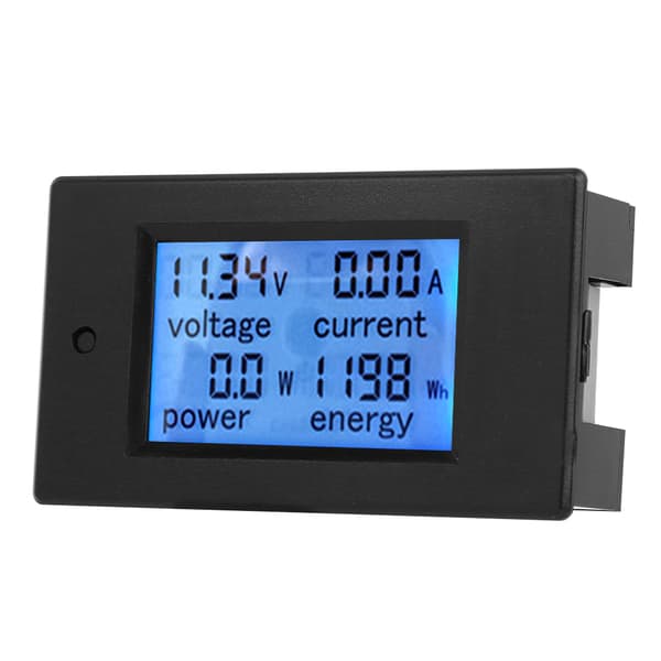 TSPZEM-031 DC 0-100V 10A Digital Voltmeter Ammeter, LCD Display Current Tester, Multi-Function Panel Meter