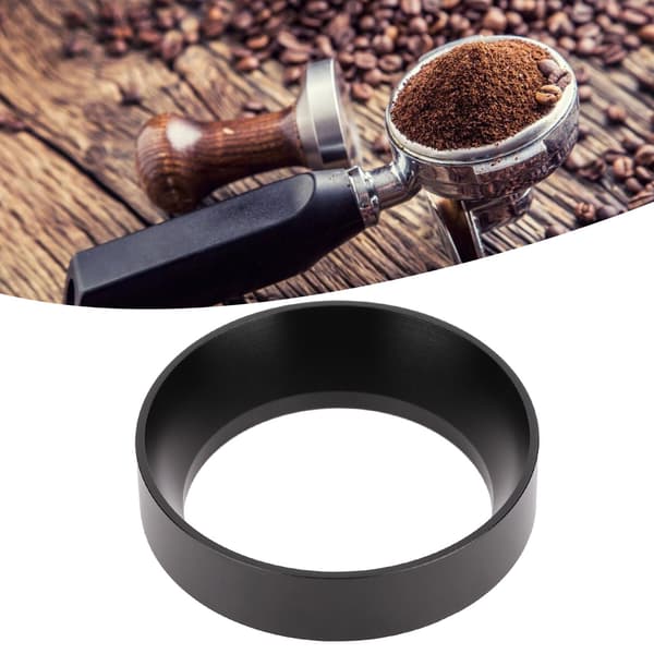 53 mm magnetisk kaffedoseringstratt svart espressotillbehörsbyte