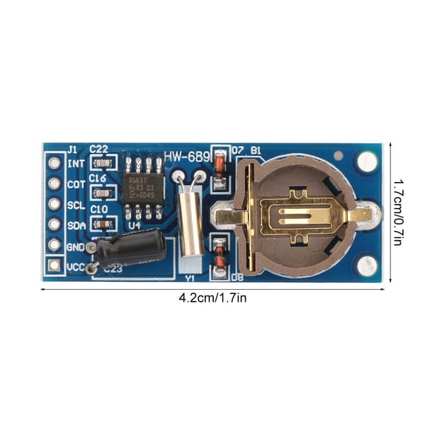 PCF8563T I2C RTC Realtidsklockamodul för Arduino RPi 5V