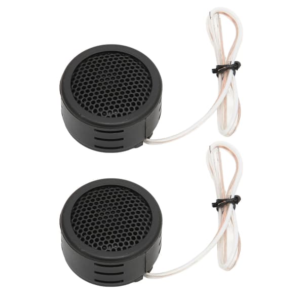 2 stk. bil-diskanthøjttalere 97dB 500W Dome Indvendig Stereo Audio Højttaler med Base til Lydsystem