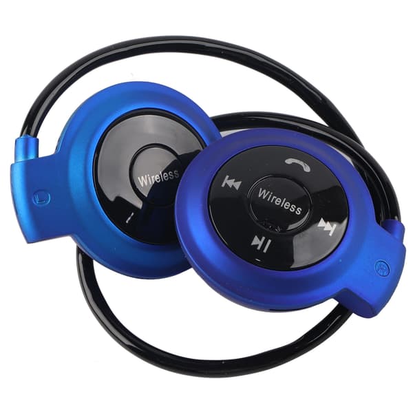 Bluetooth brusreducerande sportlurar med mikrofon för iOS och Android, blå