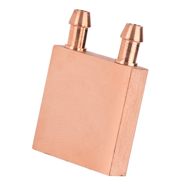 Kopparvattenkylningsblock för grafik-GPU-huvud-CPU 40 * 40 * 10 mm