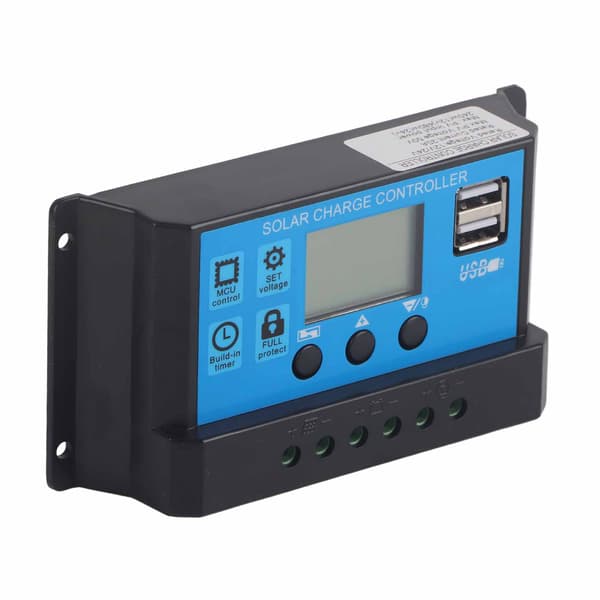 20A 12V/24V 2-vejs MOS Solar Charge Controller PWM 3-trins batteriregulator til solpanel