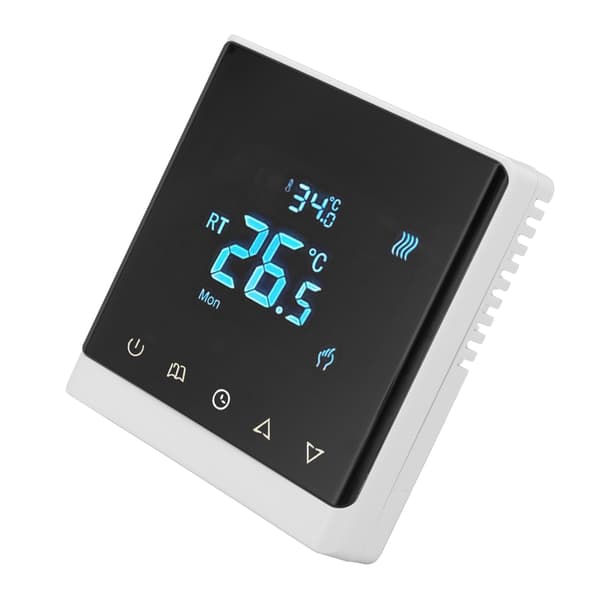 LCD-termostat Hushåll Intelligent Fläktkonvektor Luftkonditionering Temperaturregulator AC220V