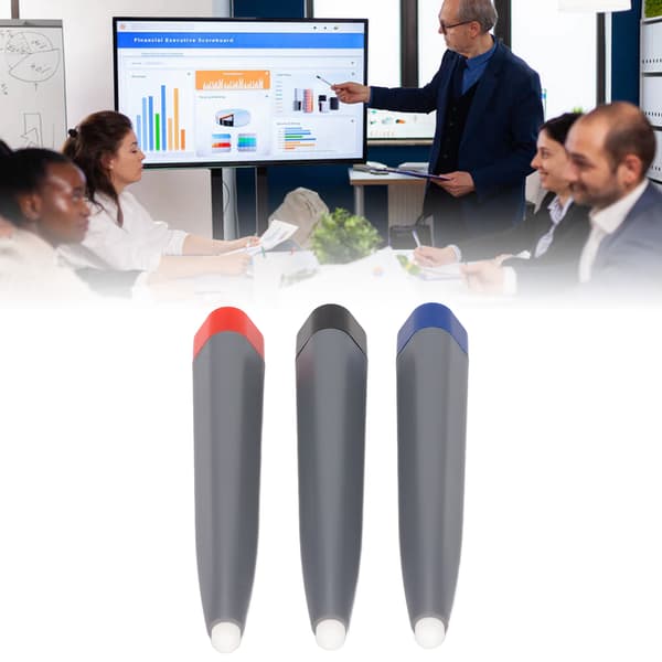 3 stk. touchskærmspen holdbart ABS-materiale bred anvendelse infrarød tablet-stylus til whiteboard multimedieskærm