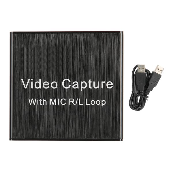 Videoinspelningskort USB2.0 HDMI Loop-Out Stöd 4K Elektronisk Utrustning 0.4a 5V DC