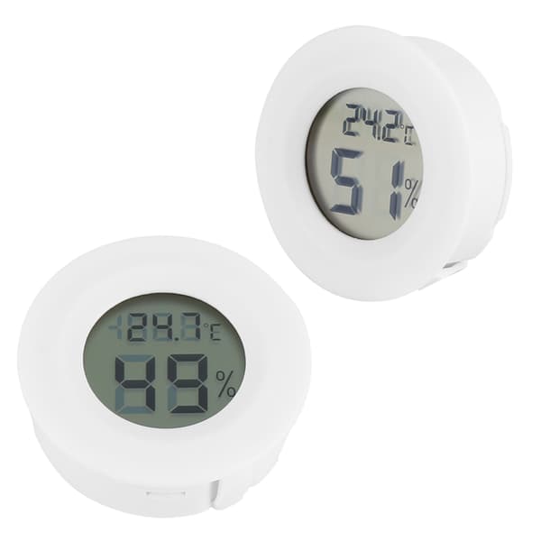 Digital LCD krybdyrtermometer og hygrometer, kæledyrstemperatur- og fugtighedsmåler