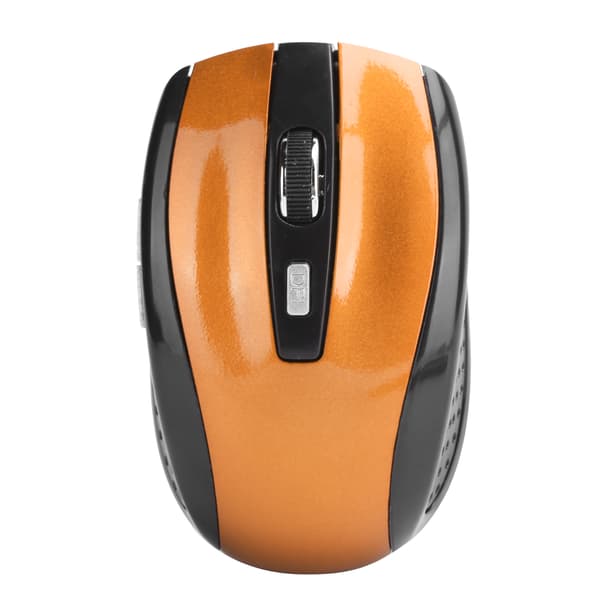 Trådløs mus Notebook Computer Optisk Gaming Tilbehør med justerbar DPI 250Hz Orange