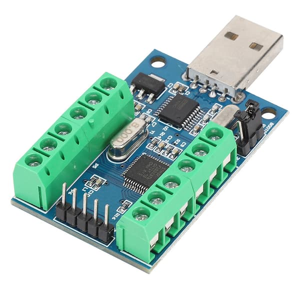 USB-interface 10-kanals 12-bit AD-sampling dataopsamling STM32 UART-kommunikation ADC-modul
