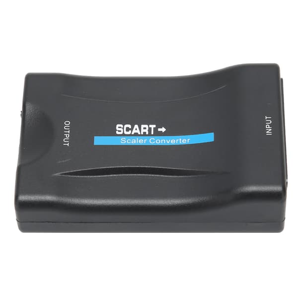 SCART til High-Definition Multimedia Interface Konverter 1080p 20p Udgang til Audio Video (Sort)