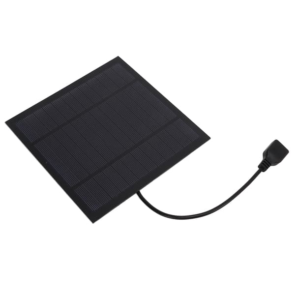 5W Mini Solpanel Driven USB Kylande Järnfläkt Power Bank Fläkt för Hemmakontor Utomhus