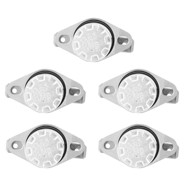 5-pack KSD301 termostat temperaturregulator 250V10A normalt öppen 115C