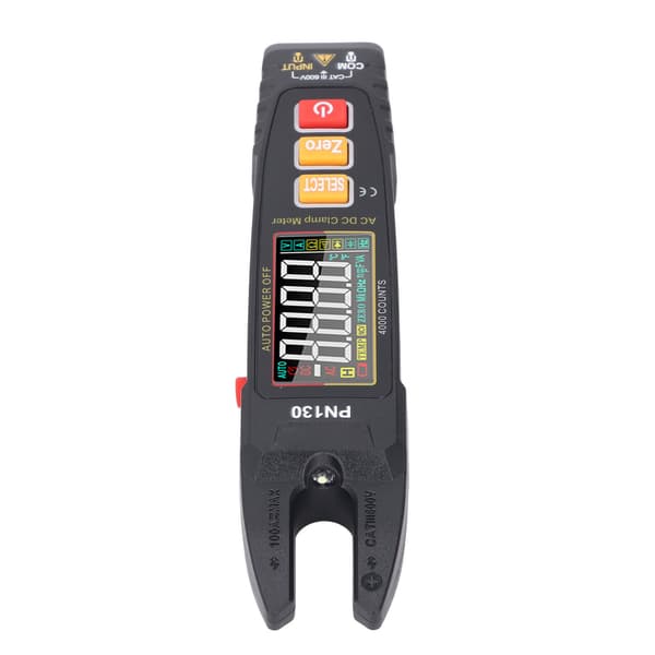 Auto-Ranging Digital Tangamperemeter, True RMS, Farve LCD Elektrisk Tester til AC/DC Strøm, Spænding, Kondensator, Diode & Frekvens