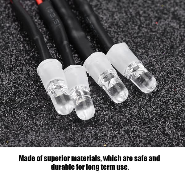 4 STK 5 mm Forlygter RC Tilbehør LED Lys til Model Drift Bil Køretøj (4# Blåt Lys)