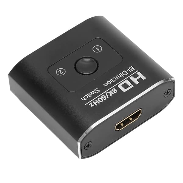 HD Multimedia Interface Switch 8K 60Hz Tovejs 2 Porte 48Gbps Højhastigheds Video Splitter til Xbox til PS5 TV