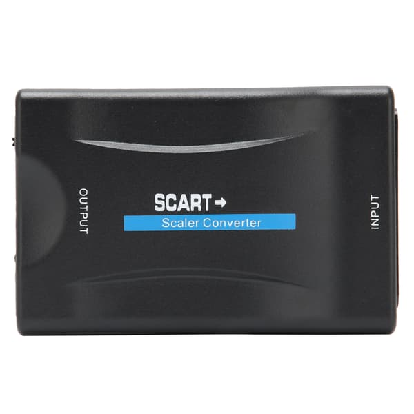 SCART til High-Definition Multimedia Interface Konverter 1080p 20p Udgang til Audio Video (Sort)