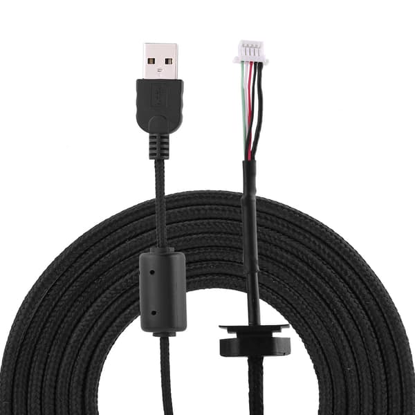 2 meter USB-muskabel ersättningstillbehör för Logitech G9/G9X spelmus