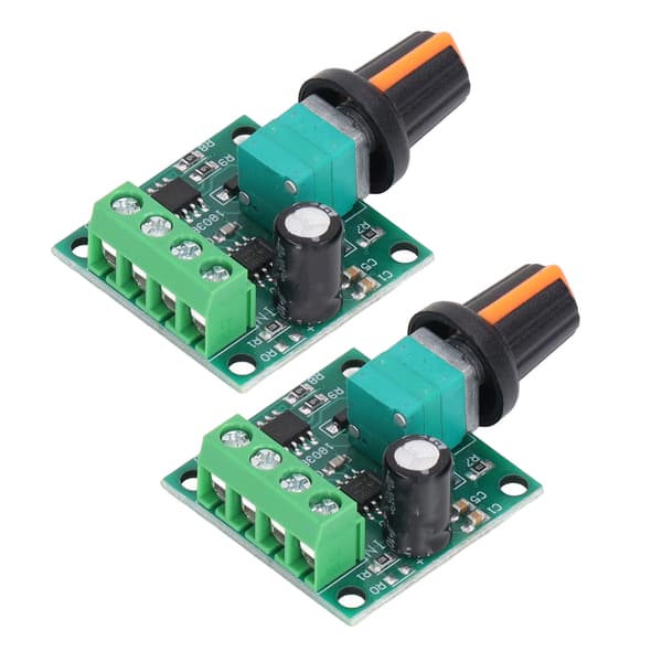 2-pak DC 1.8V-12V PWM Motorhastighedsregulatorafbryder til ventilatorpumpe, variabel kontrolkort