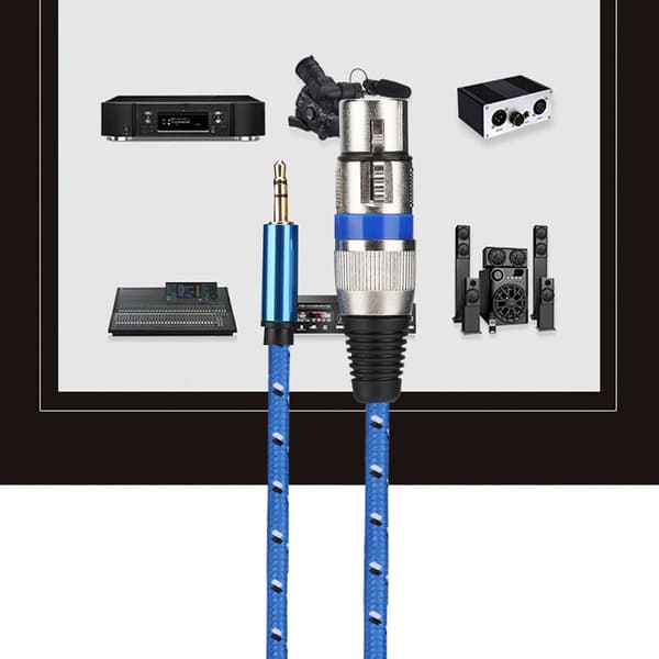 3,5 mm Stereo til XLR Hun Audio Kabel Stik Adapter Patch Ledning 3 Meter